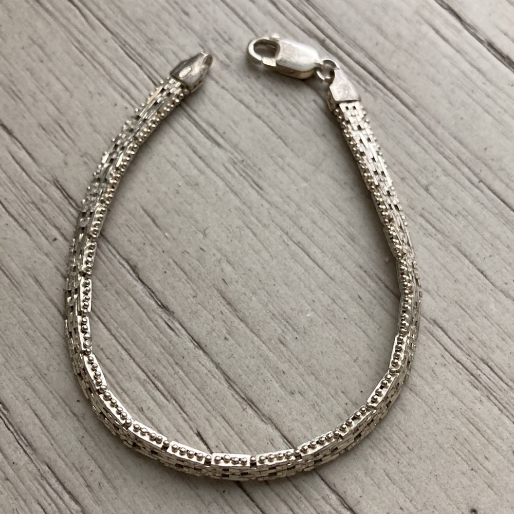 Sterling silver bracelet